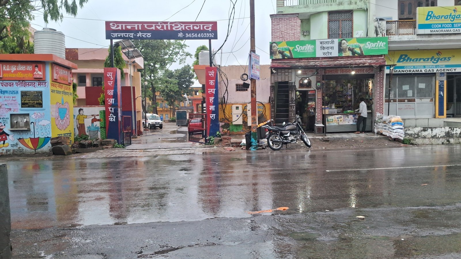 झमाझम बारिश से गर्मी से राहत।