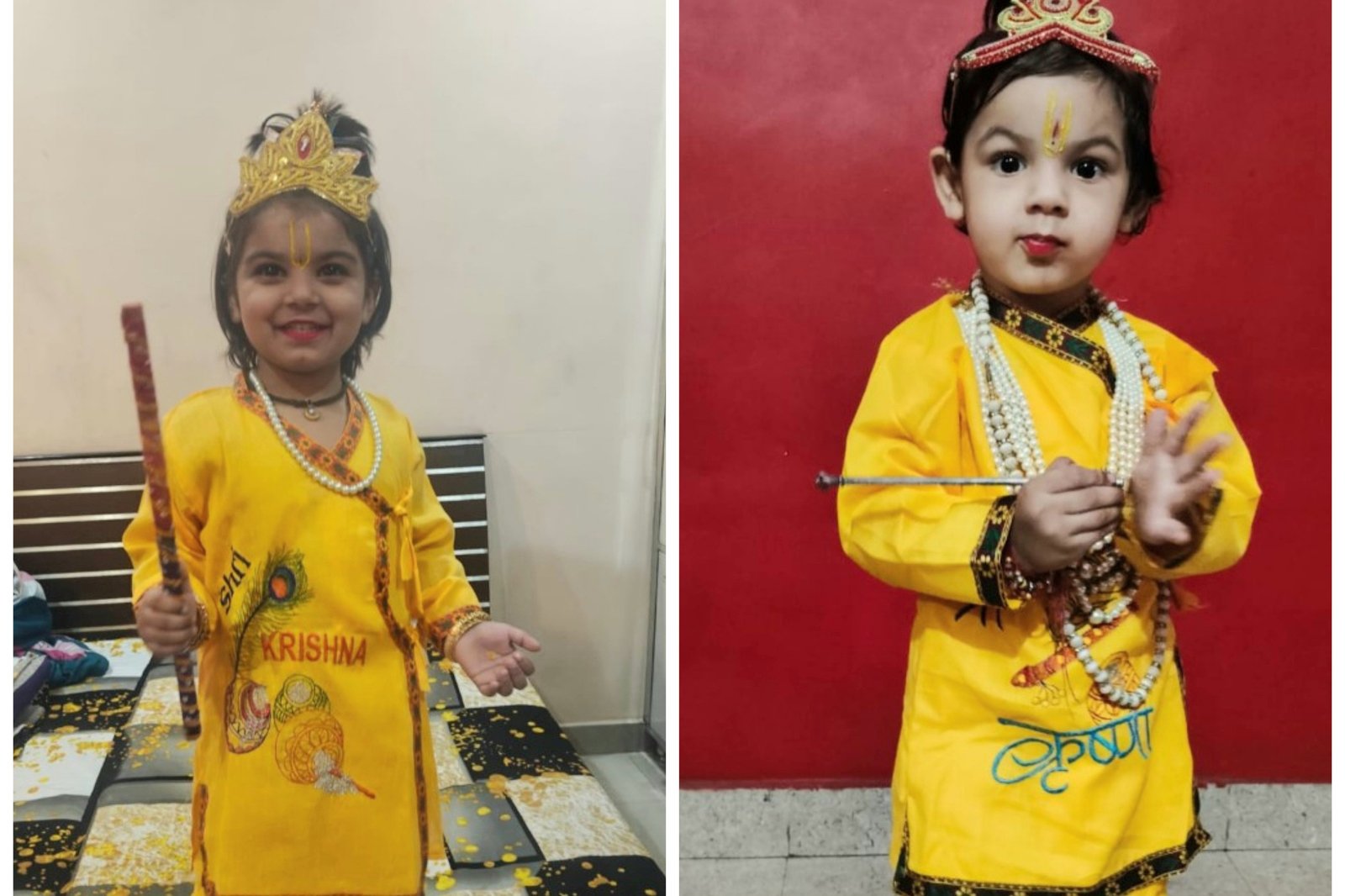 श्री कृष्ण जन्माष्टमी धूमधाम से मनाई- 