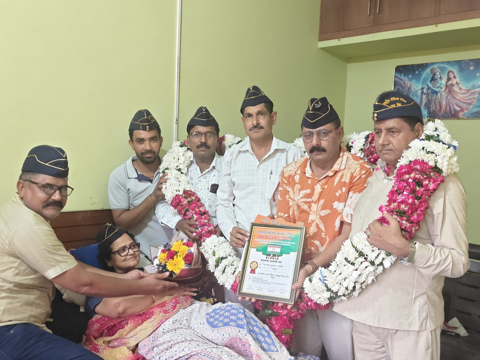मुकेश त्यागी को जिला अध्यक्ष व गुलशन त्यागी को शिक्षा विंग का जिला अध्यक्ष बनाया।