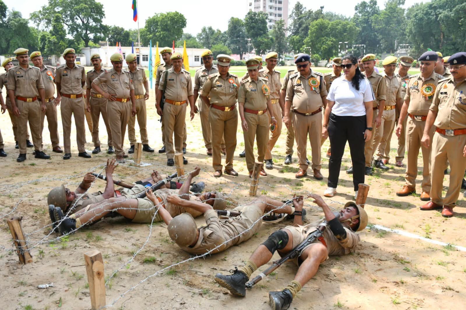 पुलिस खेलकूद प्रतियोगिता में प्रतिभागियों ने दिखाएं जौहर