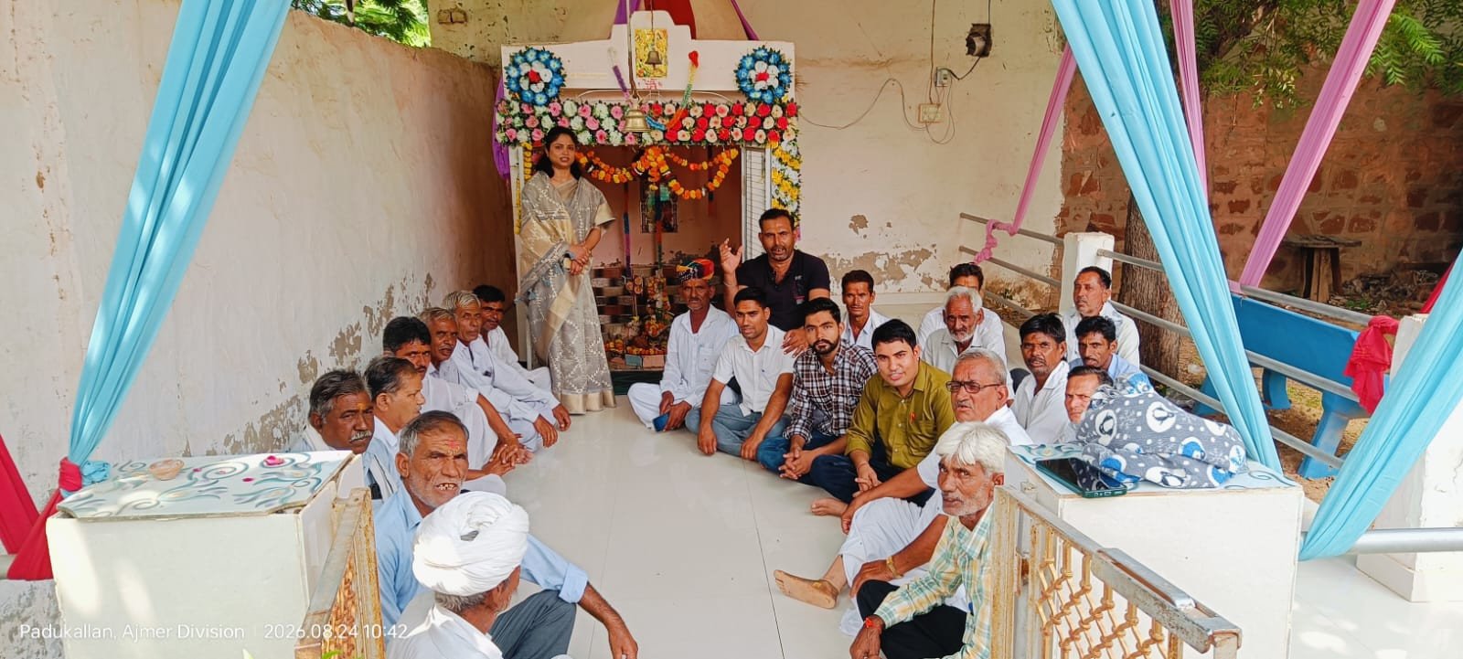 जलदाय विभाग पादूकलां शिवालय में माहौल हुआ भक्तिमय