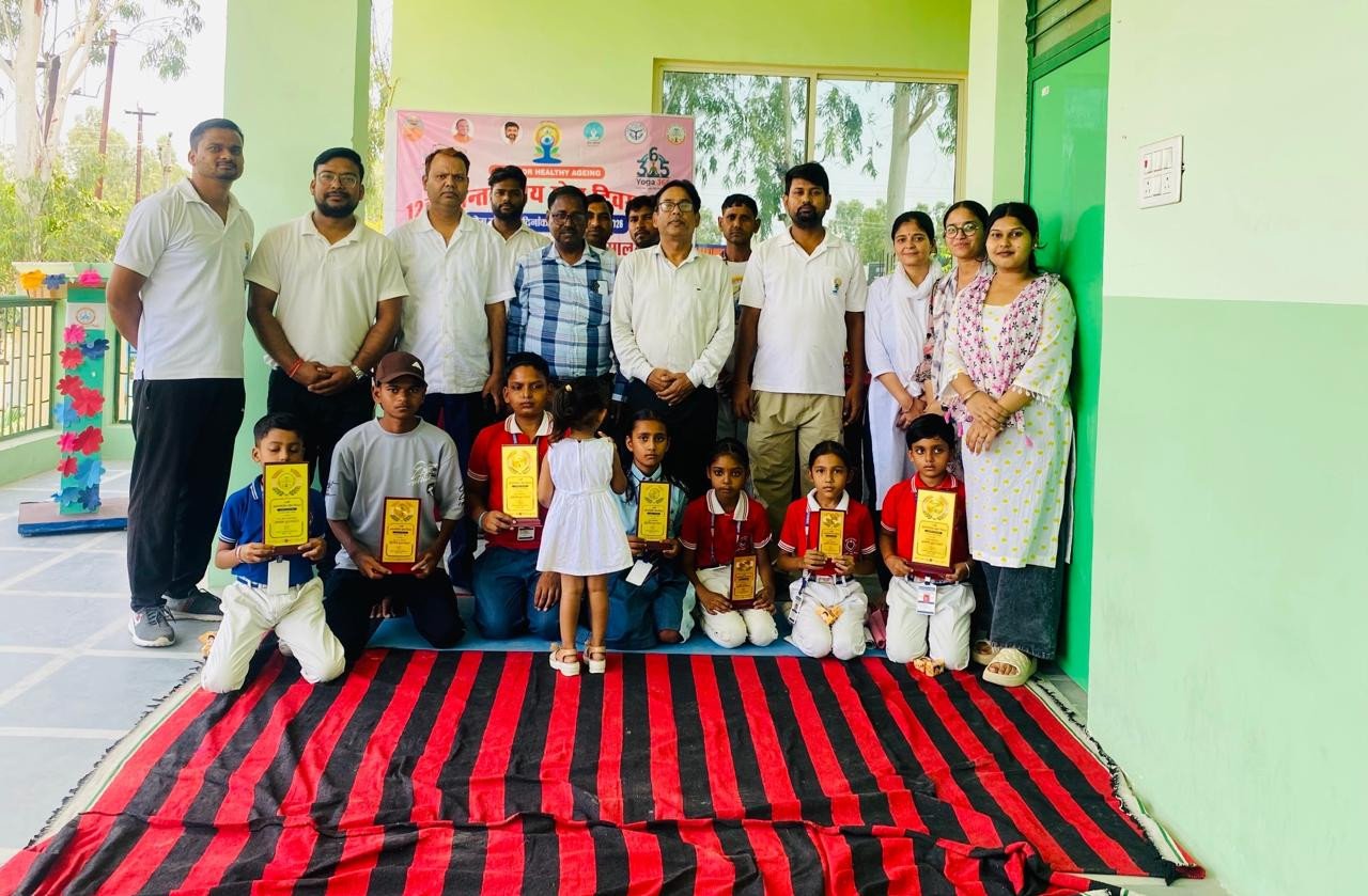 दर्शन अकादमी, रठौंडा में योग सप्ताह का आयोजन, अंतर्राष्ट्रीय योग दिवस उत्साहपूर्वक मनाया गया