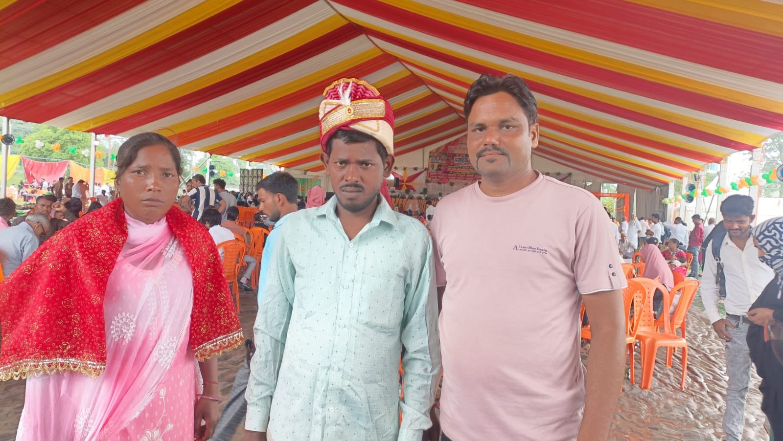 मुख्यमंत्री सामूहिक विवाह योजना से नवदंपति को मिला नया जीवन, ग्राम प्रधान सुनील दत्त आर्य ने दिलाया योजना का लाभ