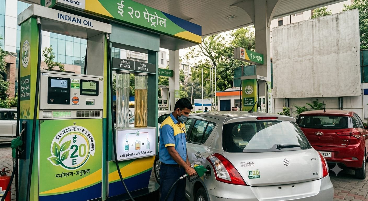 E20 पेट्रोल से वाहनों के प्रदर्शन पर नहीं पड़ा बड़ा असर: सरकार