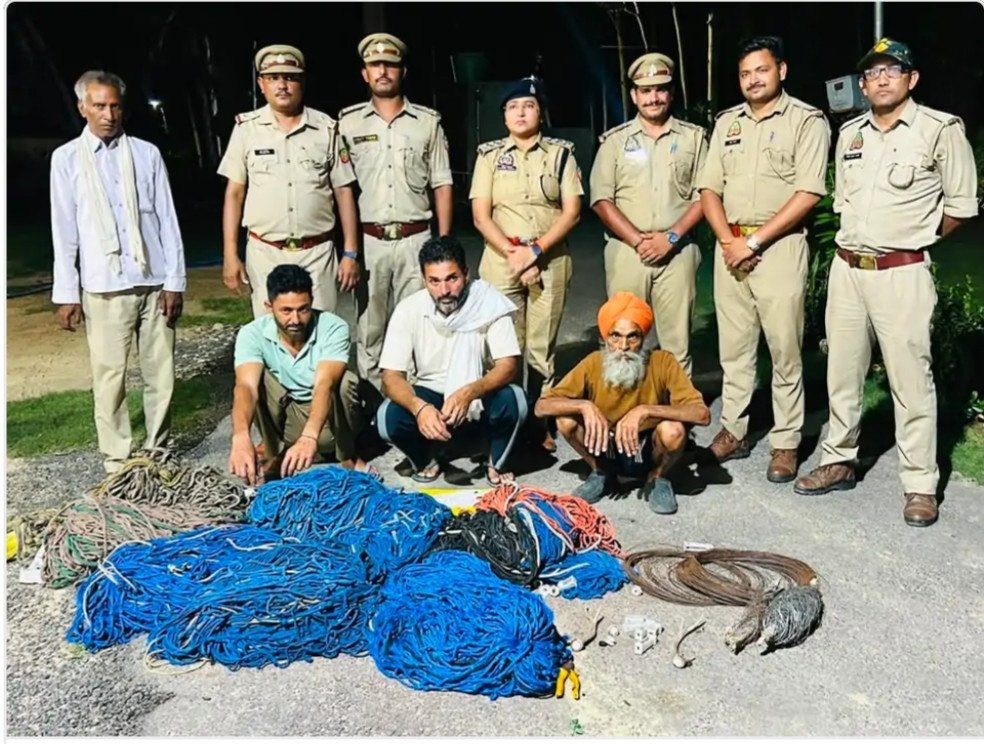 हस्तिनापुर वन क्षेत्र में जंगली सूअर का अवैध शिकार: तीन गिरफ्तार, गिरोह का पर्दाफाश