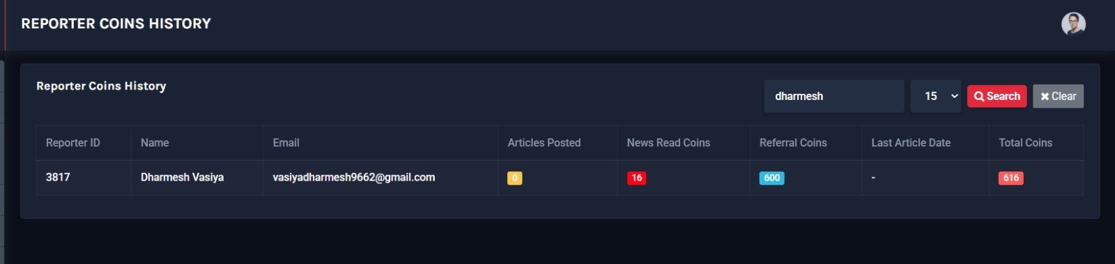 My test news 