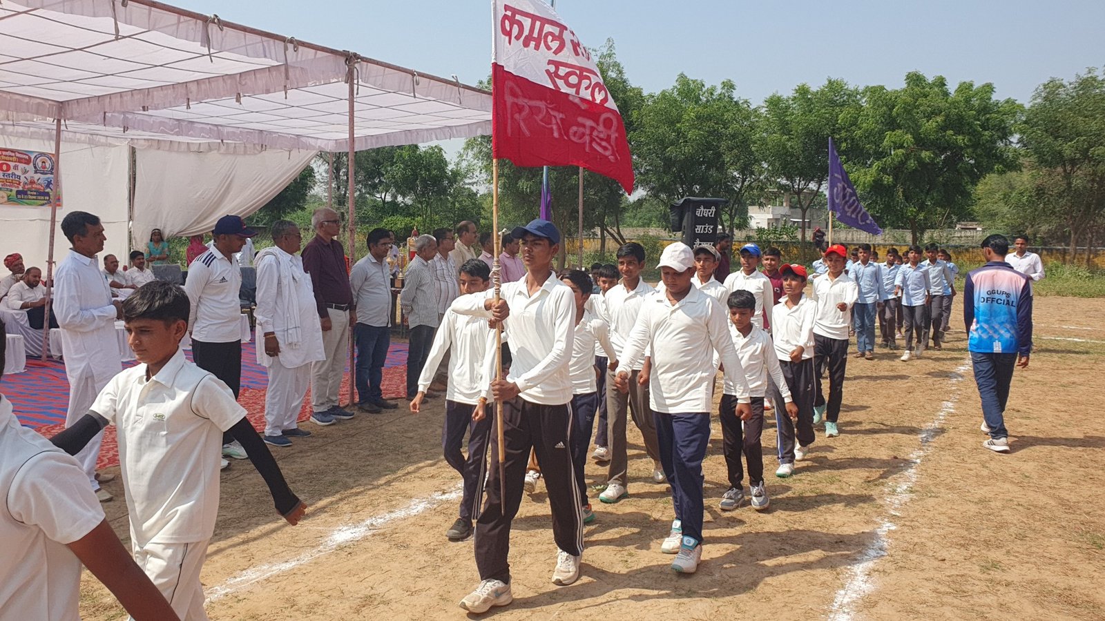 70वीं नागौर जिला स्तरीय 14 वर्षीय छात्र क्रिकेट प्रतियोगिता का भव्य शुभारंभ, आठ ब्लॉकों की टीमें मैदान में