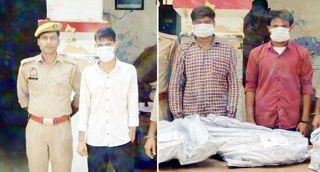 नाबालिग से दुष्कर्म और चोरी के आरोपियों को पुलिस ने किया गिरफ्तार