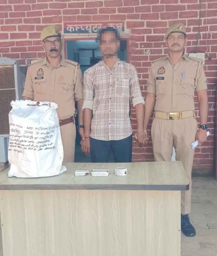 दिलीपपुर इलाके में मंदिर और बंद मकान में चोरी का खुलासा, एक गिरफ्तार।