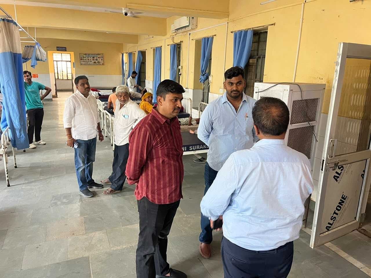 रियांबड़ी में नगर पालिका अध्यक्ष सुनील कुमार चौहान ने अस्पताल का किया निरीक्षण, व्यवस्थाओं का लिया जायजा