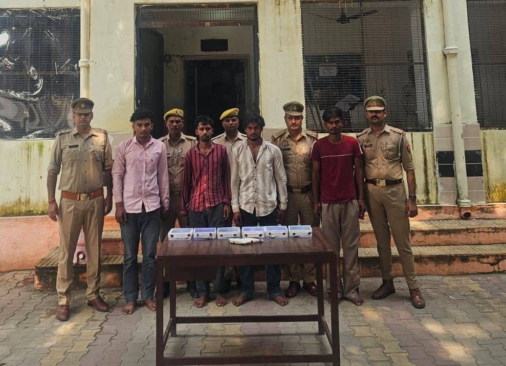 हस्तिनापुर में पुलिस और पशु चोर गिरोह के बीच मुठभेड़, 5 दबोचे; 1 बदमाश गोली लगने से घायल