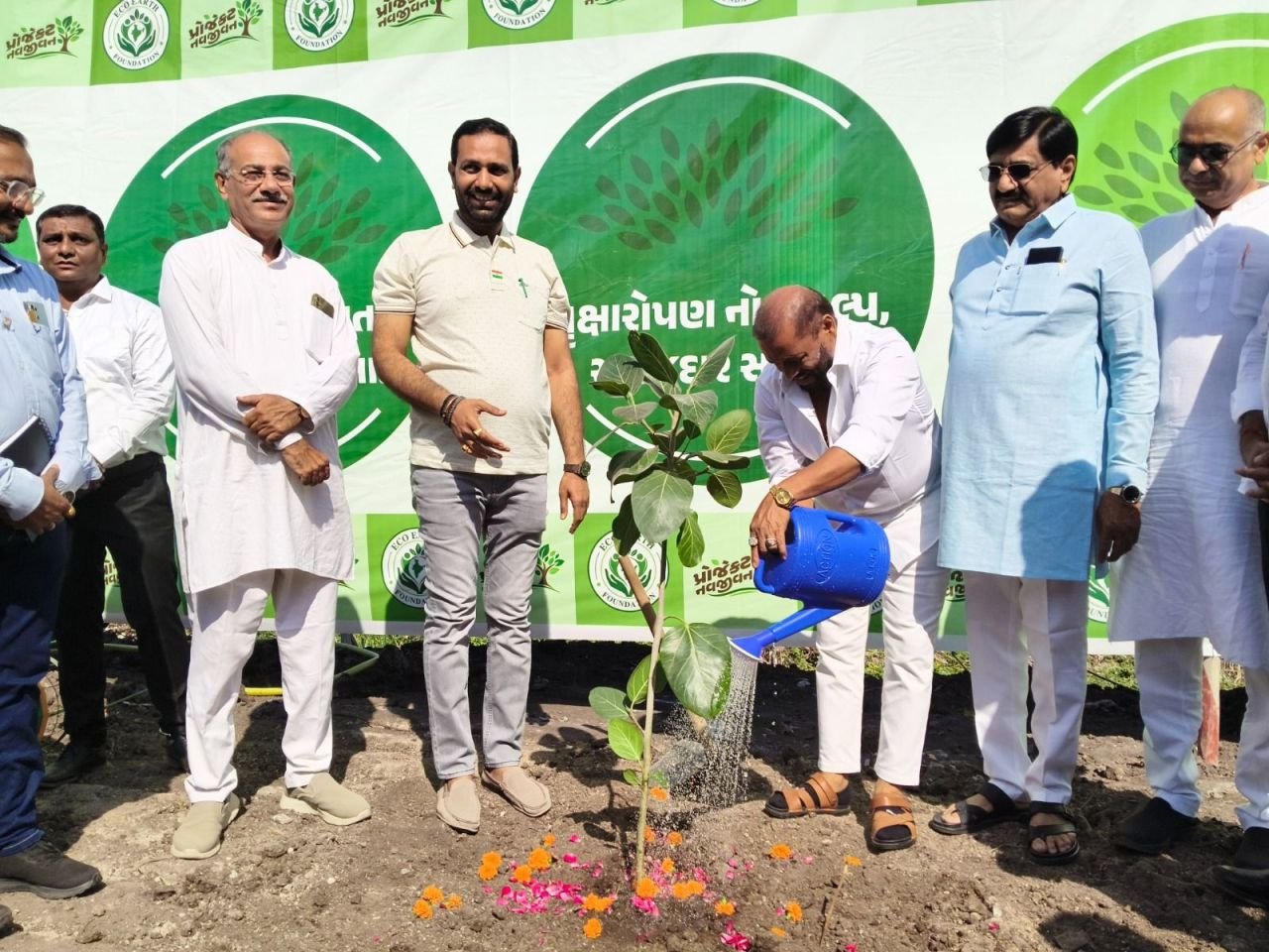 अमरेली में इको अर्थ फाउंडेशन के नेतृत्व में ‘वृक्षारोपण’ अभियान तेज हुआ