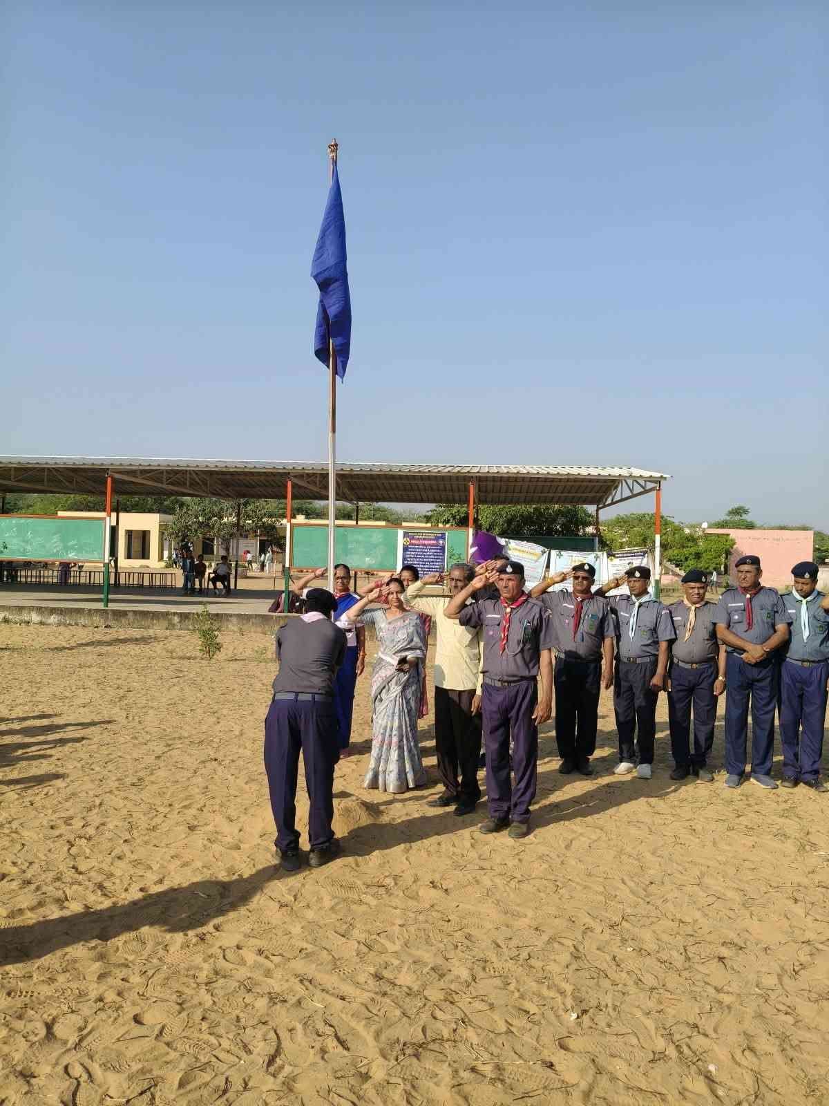 राजकीय उच्च माध्यमिक विद्यालय किल्ला में ब्लॉक निष्पादन बैठक एवं स्काउट शिविर का सफल आयोजन